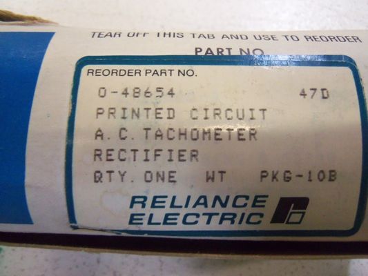 RELIANCE 0-48654 Reliance Elektro-PC-Tachometer-Antriebsbrett