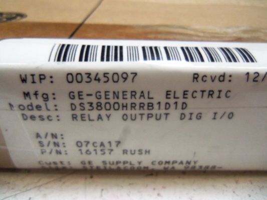 General Electric DS3800HRRB Hilfsoberflächen-Panel perfekt für Industrie