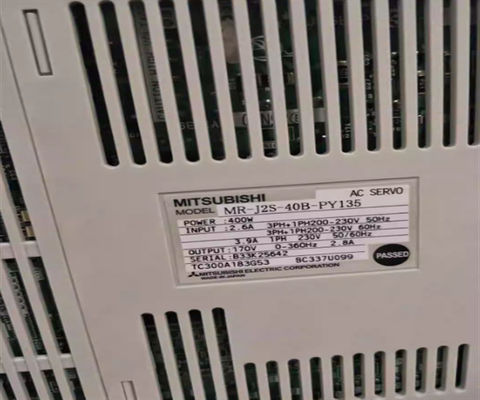 MR-J2S-40B-PY135 Mitsubishi Wechselstromservoverstärker-3-phasiger Servo-Antrieb 5KW