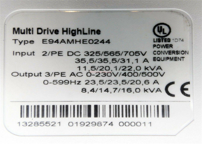 FAHREN variables Frequenzumrichter Lenze E94AMHE0244 SERVO 9400 REIHE 325/565/705 V DC 11.5-22 KV