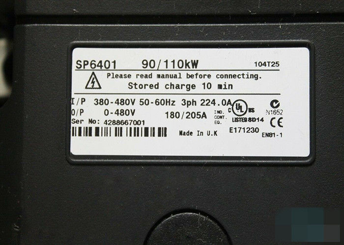 Servo-Antrieb Nidec-Steuerungstechniken Unidrive SP6401 90kw/110kW Inverter-0-480V 180-205A