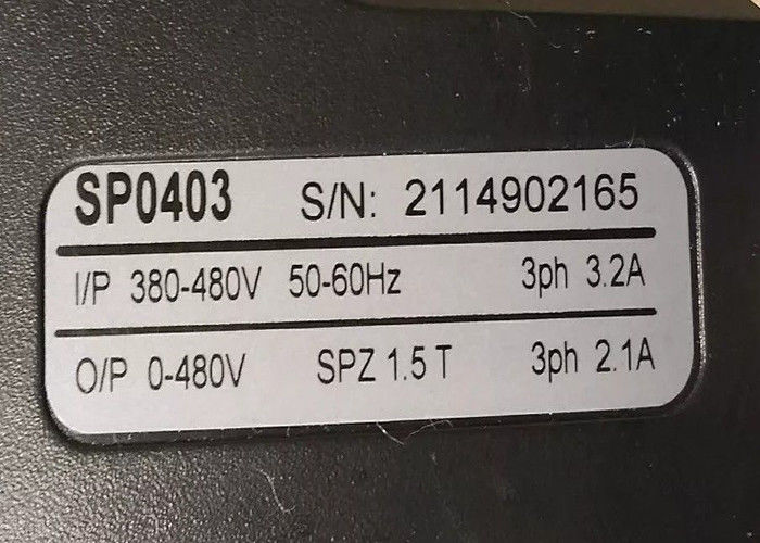 Nidec-Steuerungstechnik-Emerson Unidrive SP0403 Wechselstrom-Antrieb 0.75kW 0-480V 3PH 2.1A