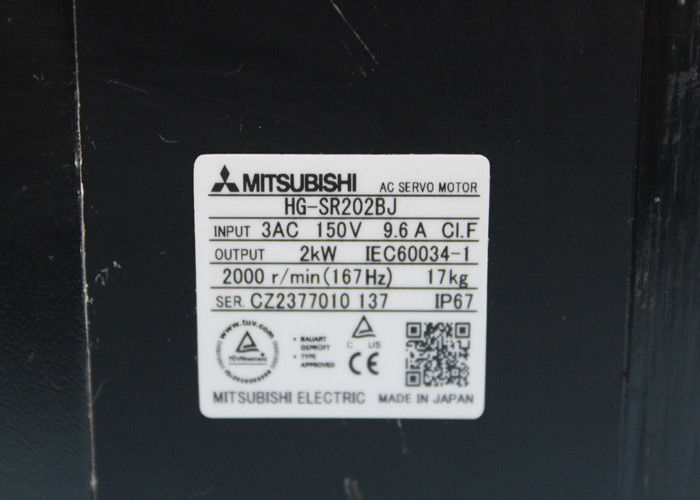 Motoren 3AC 9.6A 150V MITSUBISHI-neue industrielle Wechselstromservomotorhg-sr202bj 2KW auf Lager
