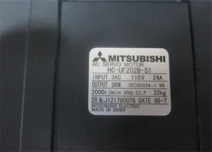 2000 U/min Industrie-Servomotor Mitsubishi 2,0 kW HC-UF202B-S1 3 AC 110 V 24 A