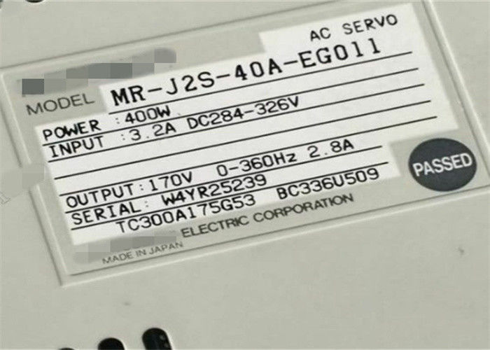 Mitsubishi industrieller Antrieb 400W 170V 2.8A Wechselstromservoverstärker-MR-J2S-40A-EG011 NEU