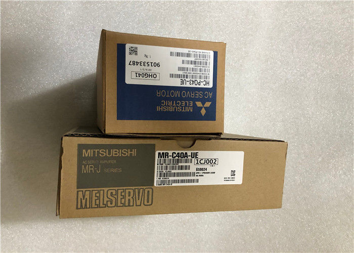 Industrieller Servo-Antrieb MR-C40A-UE Mitsubishis 400W mit dem Motor HC-PQ43-UE 4.5AMP 230V NEU