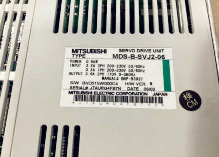 Elektrischer Mitsubishi-Wechselstromservo-Antrieb, industrieller Servospindel-Antrieb Wechselstroms MDS-B-SVJ2-06