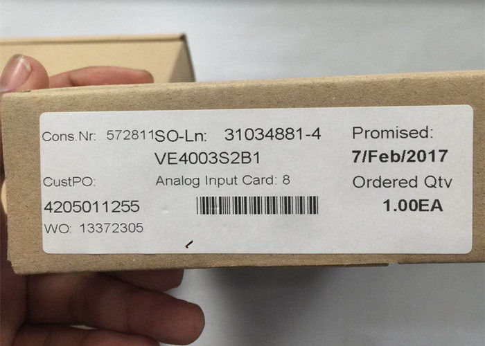 Analogeingabe Karte VE4003S2B1, 8 Ch, 4-20mA, HIRSCH, REIHE 2 EMERSON DELTAV NEU