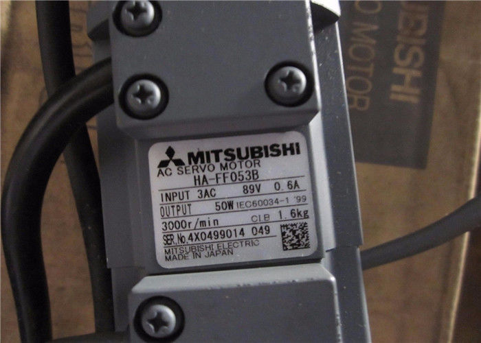 Mitsubishi 50W industrielle Wechselstromservomotor-HA-FF053B 3000r/Min NEUE VORLAGE