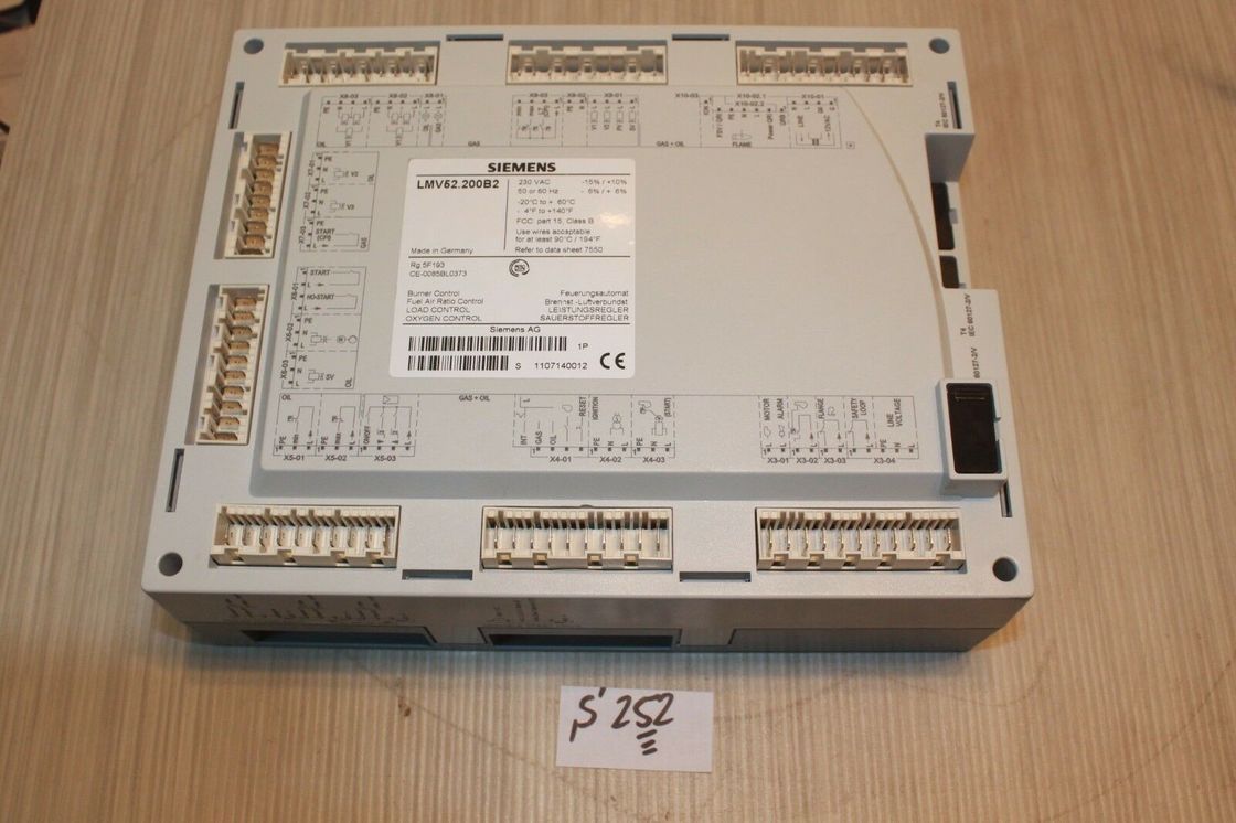 lmv52.200b2 Siemens Öl-/Gasbrennersteuerung, O2-Trim-Steuerung, PID, 6 Aktoren, VSD, AC230V (EU)