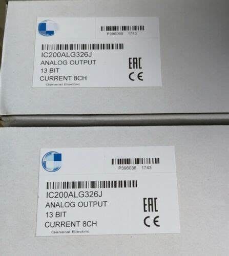GE IC200ALG326 einschließlich Wellen; maximal 2A Einbruch, maximal 100 mA (ohne Belastung), maximal 185 mA