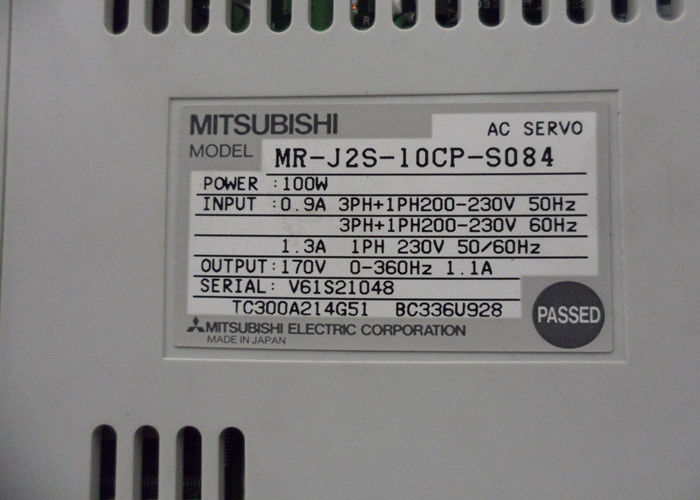 MITSUBISHI Serien-Servocontroller MR-J2S-10CP-S084 3 Phasen industrieller Servomotor-Treiber