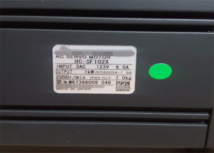 1 kW Mitsubishi Industrial Control Elektromotor HC-SF102X 3-Phasen Wechselstrom-Servomotor