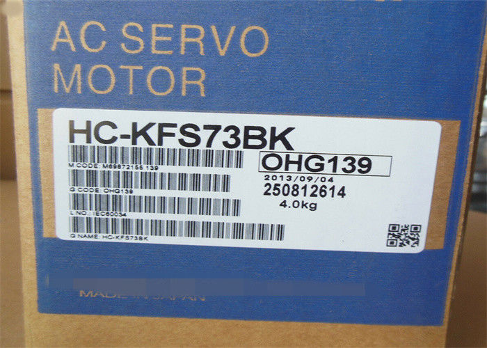Leistungsstarker Hochgeschwindigkeitsservomotor 0,75 KW Ausgangsleistung HC-KFS73BK / HC-MFS73B