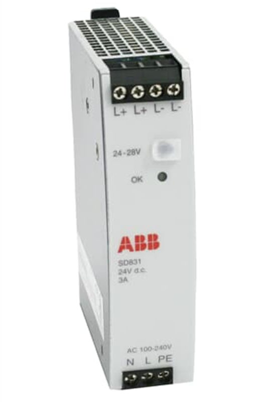 ABB 3BSC610064R1 SD831 Stromversorgung Eingang AC 100-240 V Ausgang DC 24 V 3A