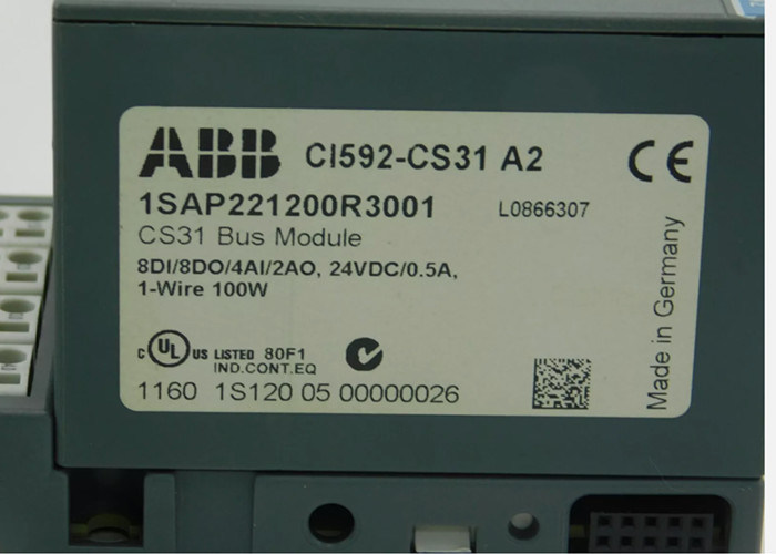 PLC-AC500 Modicon Quantum PLC mit ABB-Typbezeichnung CI592-CS31 62 mm Nettotiefe