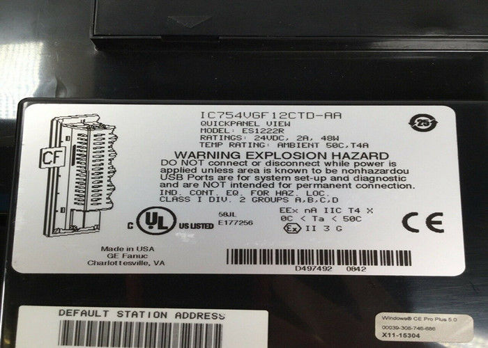 GE IC754VSI12CTD ES1222R IC754VGF12CTD mit einem Stromkabel von 12 oder 24 VDC