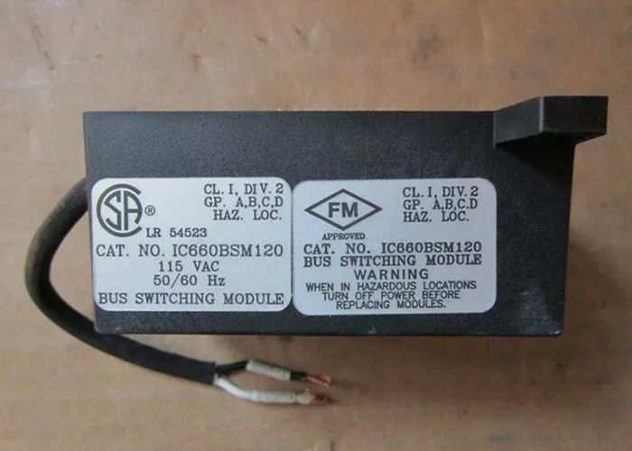 Das IC660BSM120 ist ein Genius I/O System Bus Switching Modul, das zur Verbindung von I/O-Geräten verwendet wird