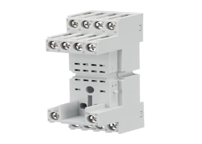 ABB CR-M4SS Standard-Steckdose für 2c/o oder 4c/o CR-M-Relais,Die CR-M4SS-Steckdose ist aus der Reihe der CR-M-Relais (Miniatur)