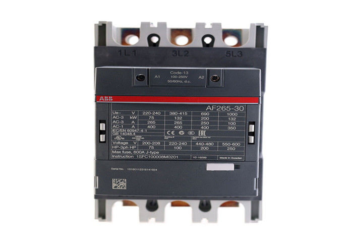 Der AF265-30-11-13 ist ein 3-Pol - 1000 V IEC- oder 600 V UL-Kontakter mit vormontierten Hilfskontakten