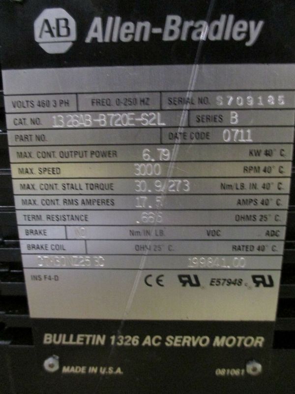 AB 1326AB-B720E-S2L Rotationsservomotor zur präzisen und reibungslosen Bewegungssteuerung